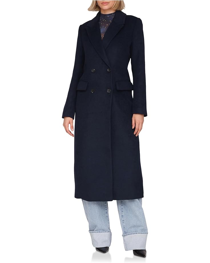 Avec Les Filles Tailored Double Breasted Coat - Main View