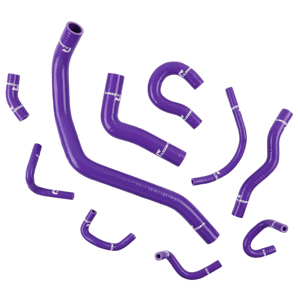 Manguera de silicona para radiador Honda Civic/CRX EE EF/CR-X Base/DX/HF/Si 1988 89 90 1991 (morado)