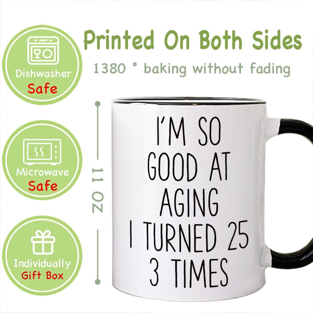 Funny 75th Birthday Gifts for Her Him - Turning 75 Present - Happy 75th Birthday Decorations for Women Men, 75 Year Old Bday Gifts for Friends, Sister, Mom, Dad, Husband, Wife - Image 3