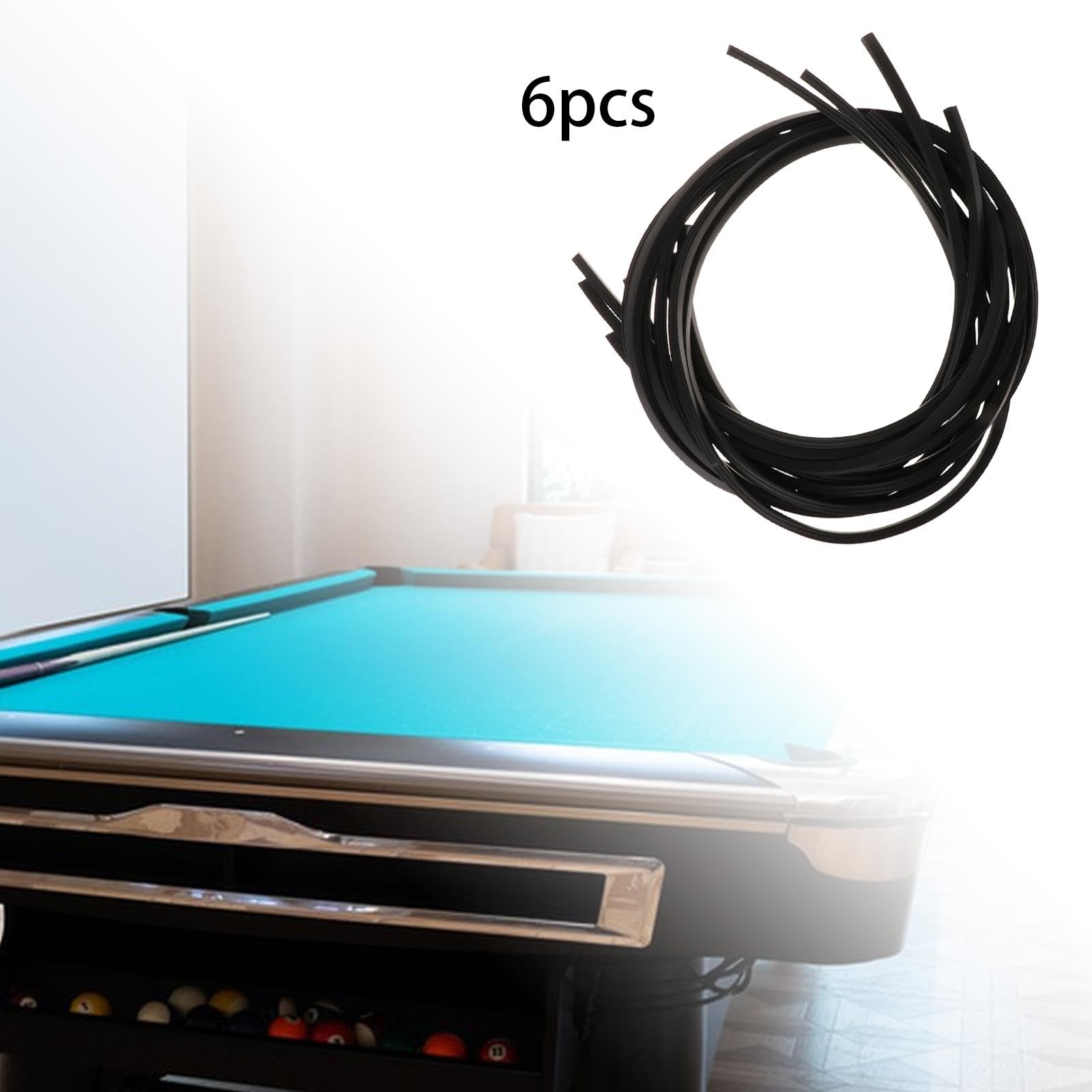 Lot De 6 Sabots En Caoutchouc Pour Table De Billard – Guide-billes Pour Poches – Faciles à Installer