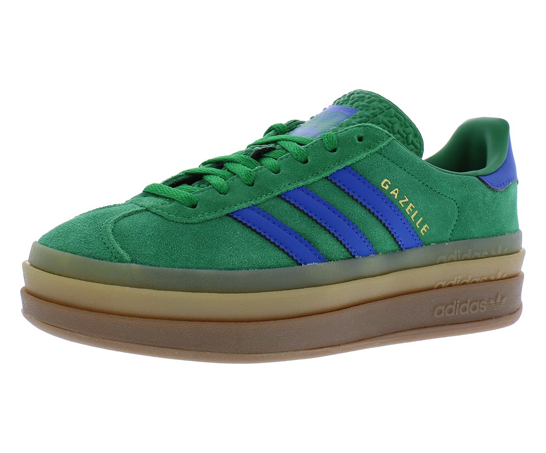 adidas Women's Gazelle Running Sneakers 7.5 Green/Blue Green
