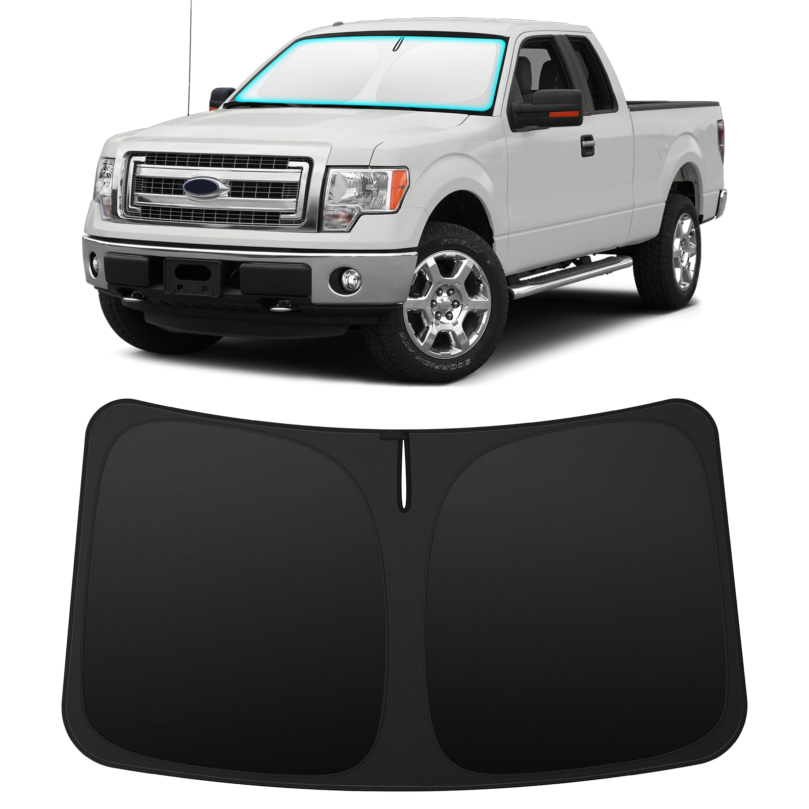 Photo 1 of INSAUTO Custom Fit Windshield Sun Shade for Ford Focus 2012-2018