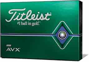 Amazon.com : Titleist AVX Golf Balls, White, (One Dozen