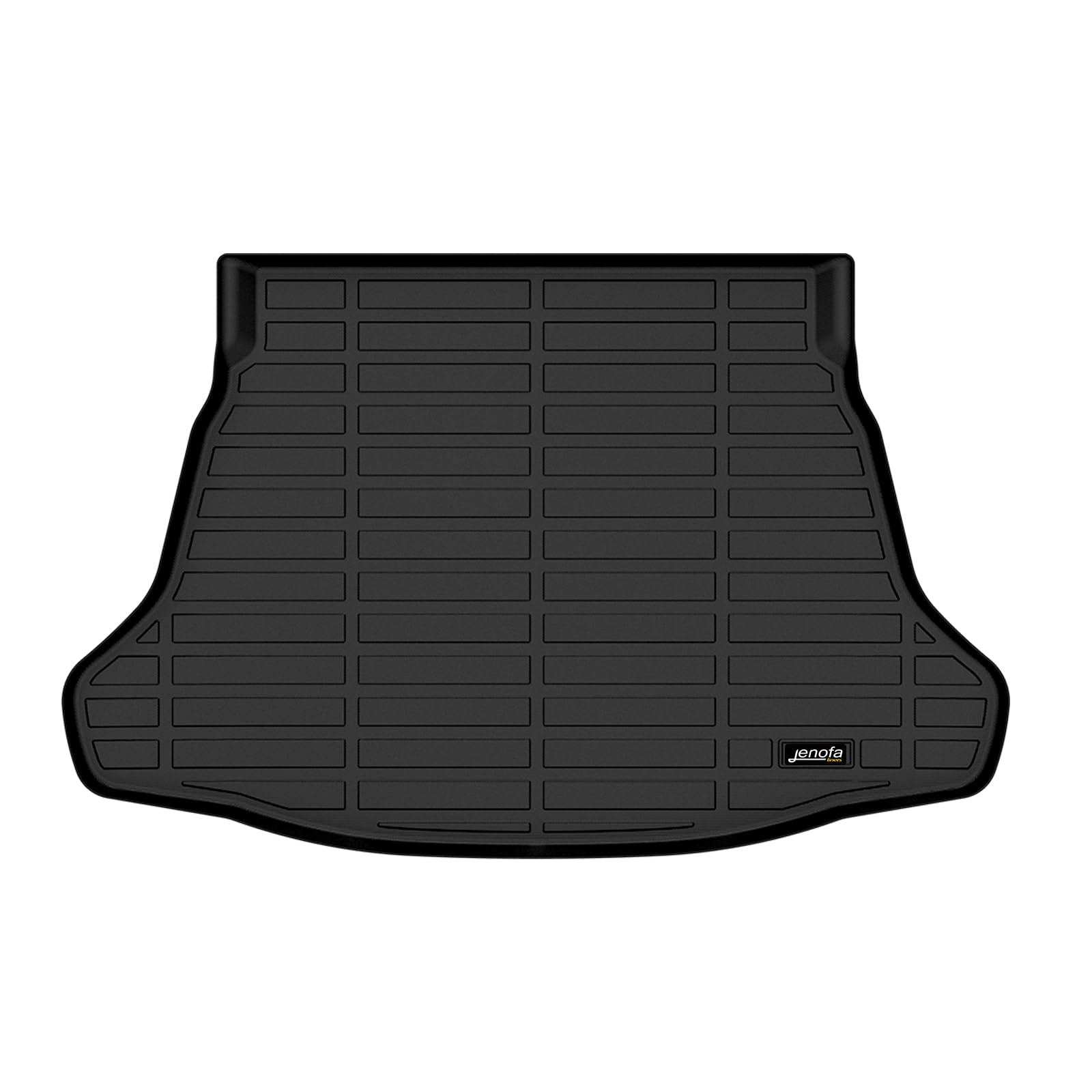 Jenofa-Cargo Mats for Prius 2016-2022 (NOT for Prime) Cargo Liner All Weather Trunk Mats Custom Fit Prius 2016-2022 Waterproof Durable Trunk Liners for Prius Accessories Black