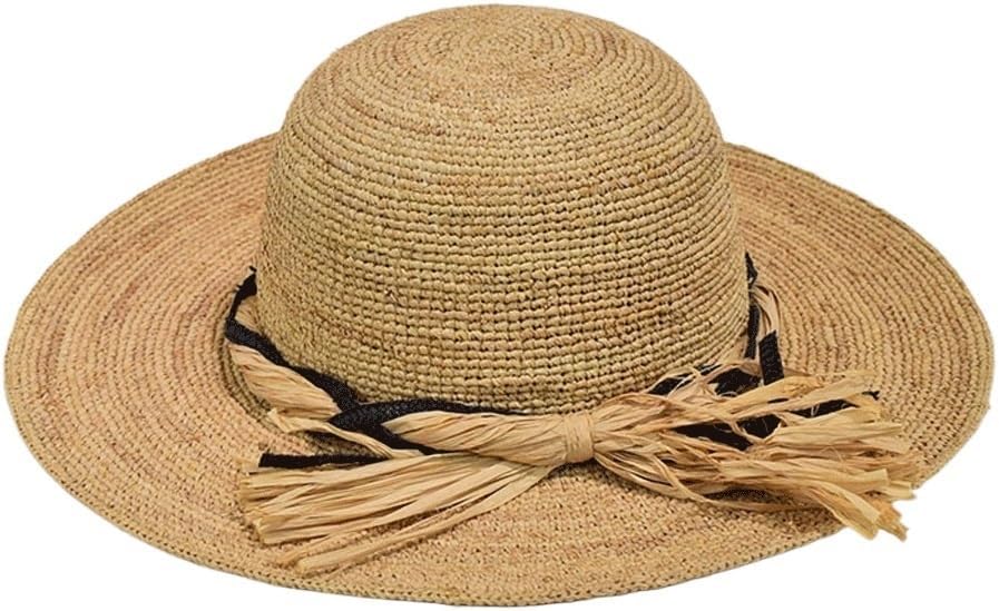 Large Brimmed Lafite Hat Sunshade Women's Sun Protection Beach