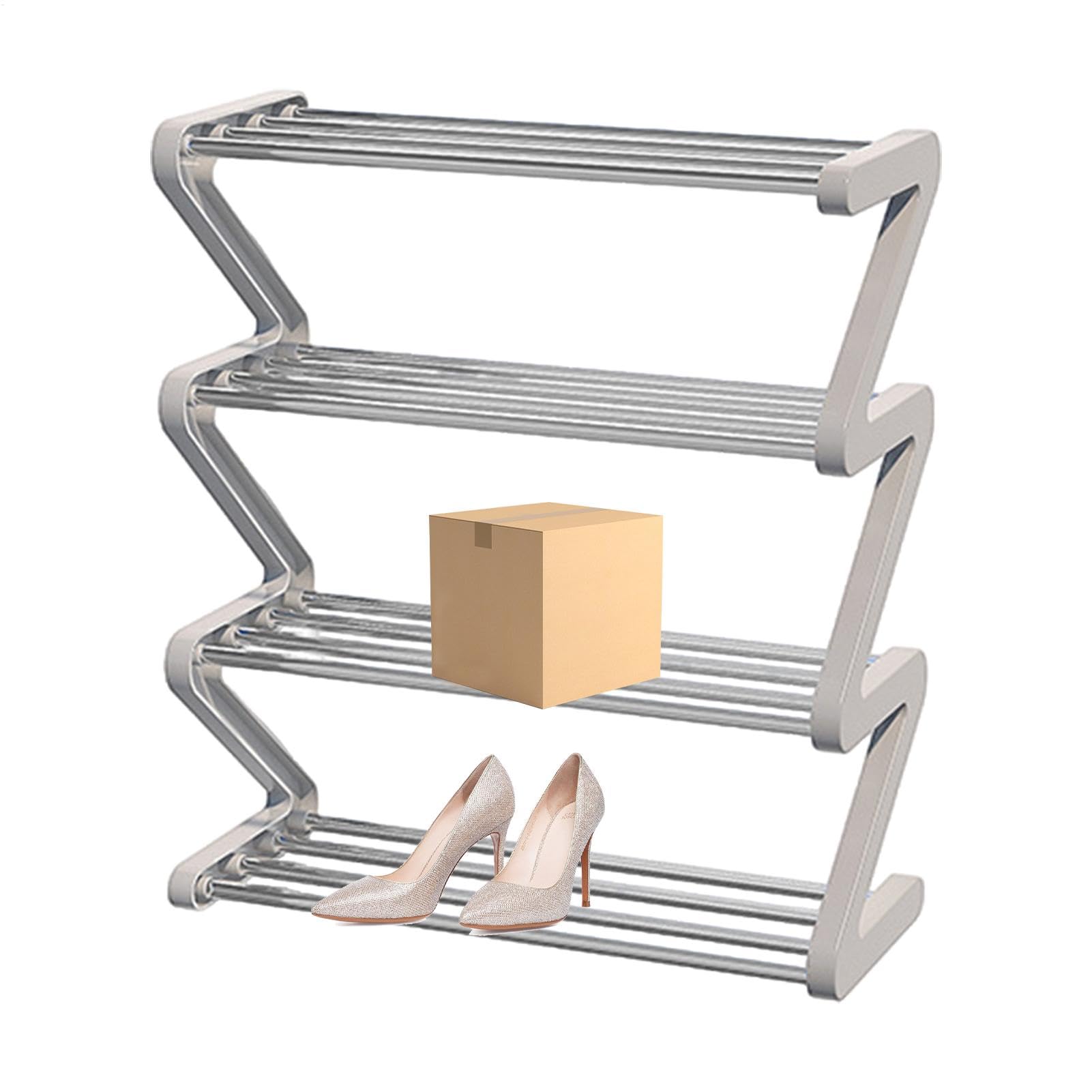 Organisateur de étagère à chaussures multicouche : support à chaussures pour placard et bottes