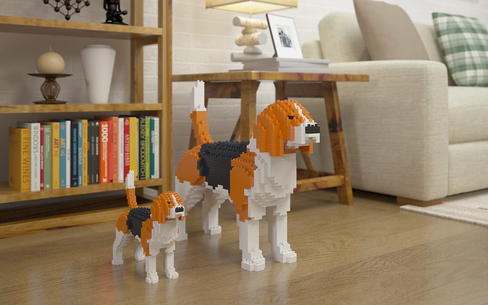 Amazon.com: JEKCA Beagle 01S | Dog Plastic Building Blocks | Age