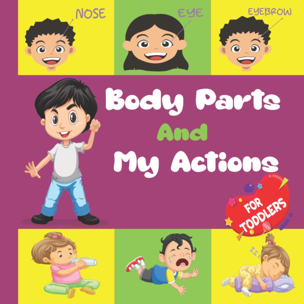 Buy Body Parts and My Actions for Toddlers kids Body Parts Picture