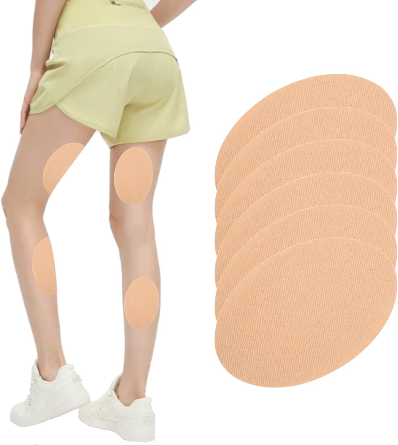 Cosmos 6 Pcs Thigh Tapes Thigh Inner AntiChafing Sticker Thighs and Calves Inner
