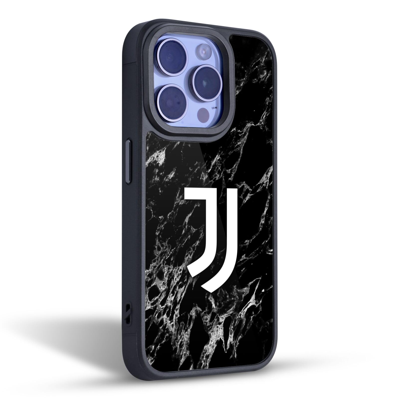 Head Case Designs Licenza Ufficiale Juventus Football Club Nero Marmoreo Cover in Gel Rinforzata [Protezione di Grado Militare] Compatibile con Samsung Galaxy S24 5G