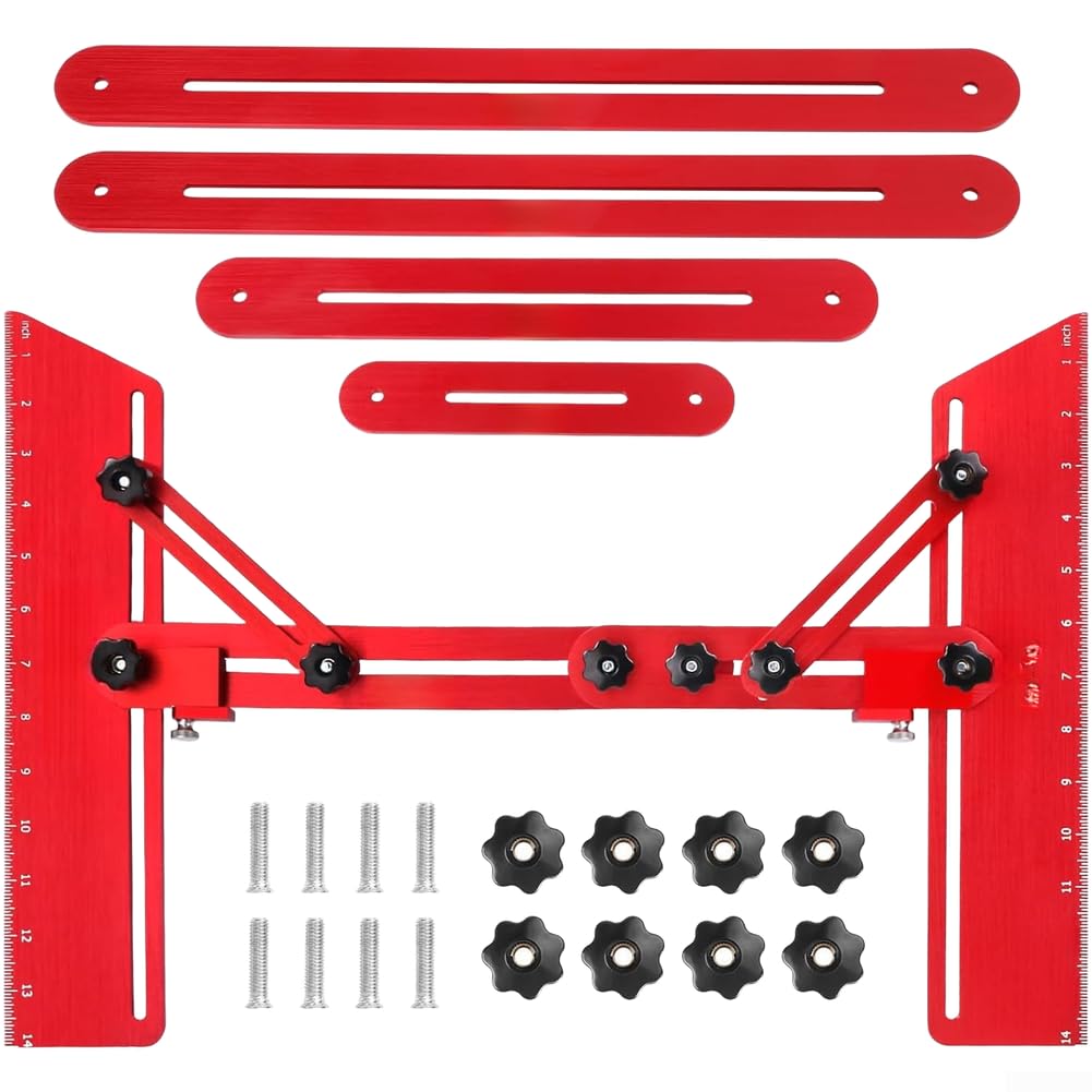 Instrumento de medición de plantilla de escalera con manejo ergonómico y perillas de ajuste seguro para eficiencia in situ (modelo 2024)