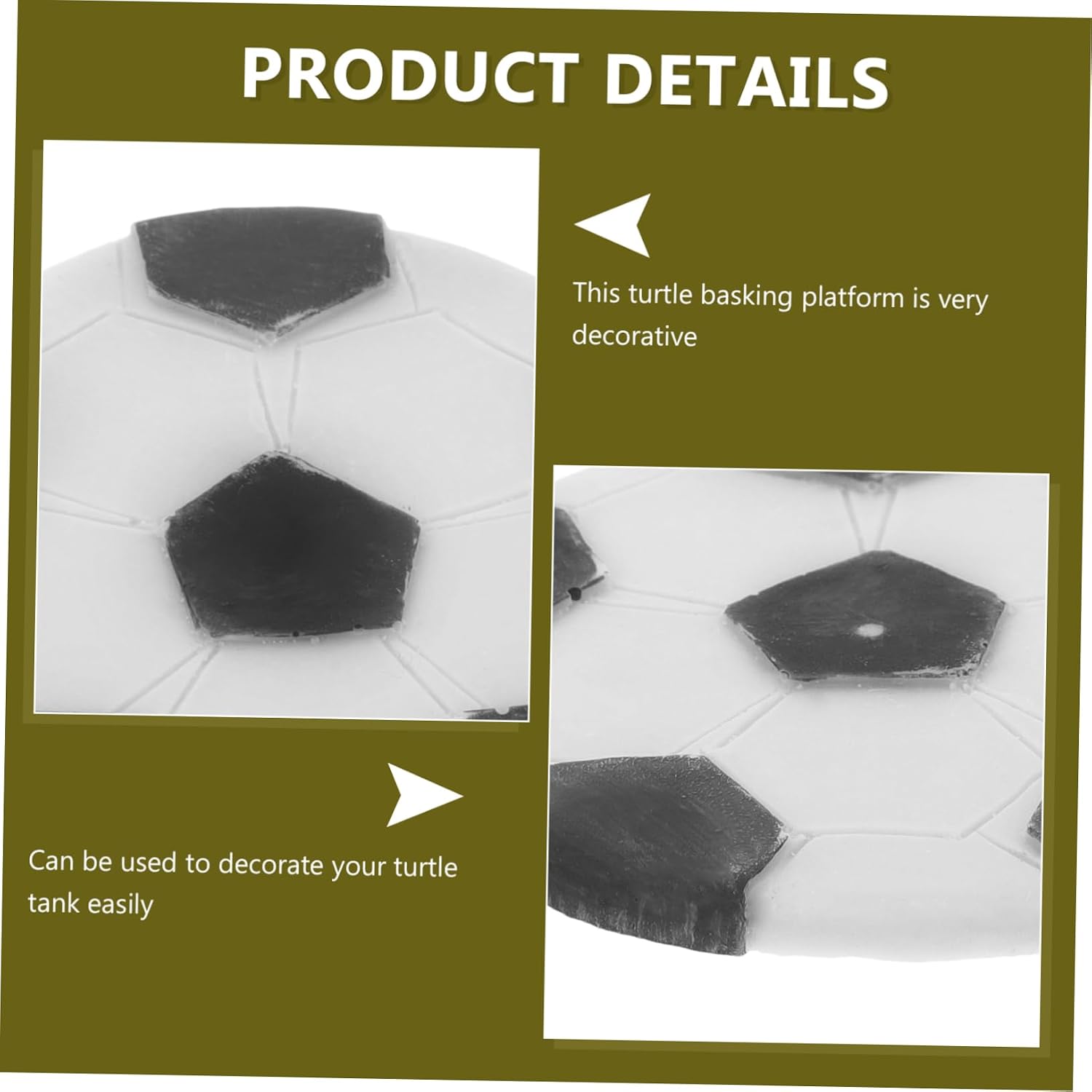 Resin Turtle Basking Platform Plate for Rest Area and Food Bowl