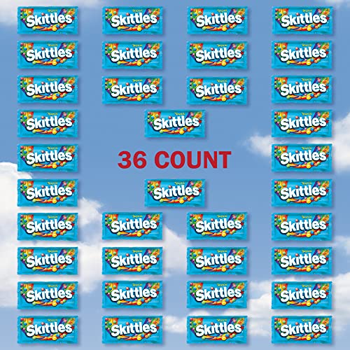 Skittles Tropical Summer Chewy Candy Assortment, 36 Ct Bulk Candy Box #TOP2