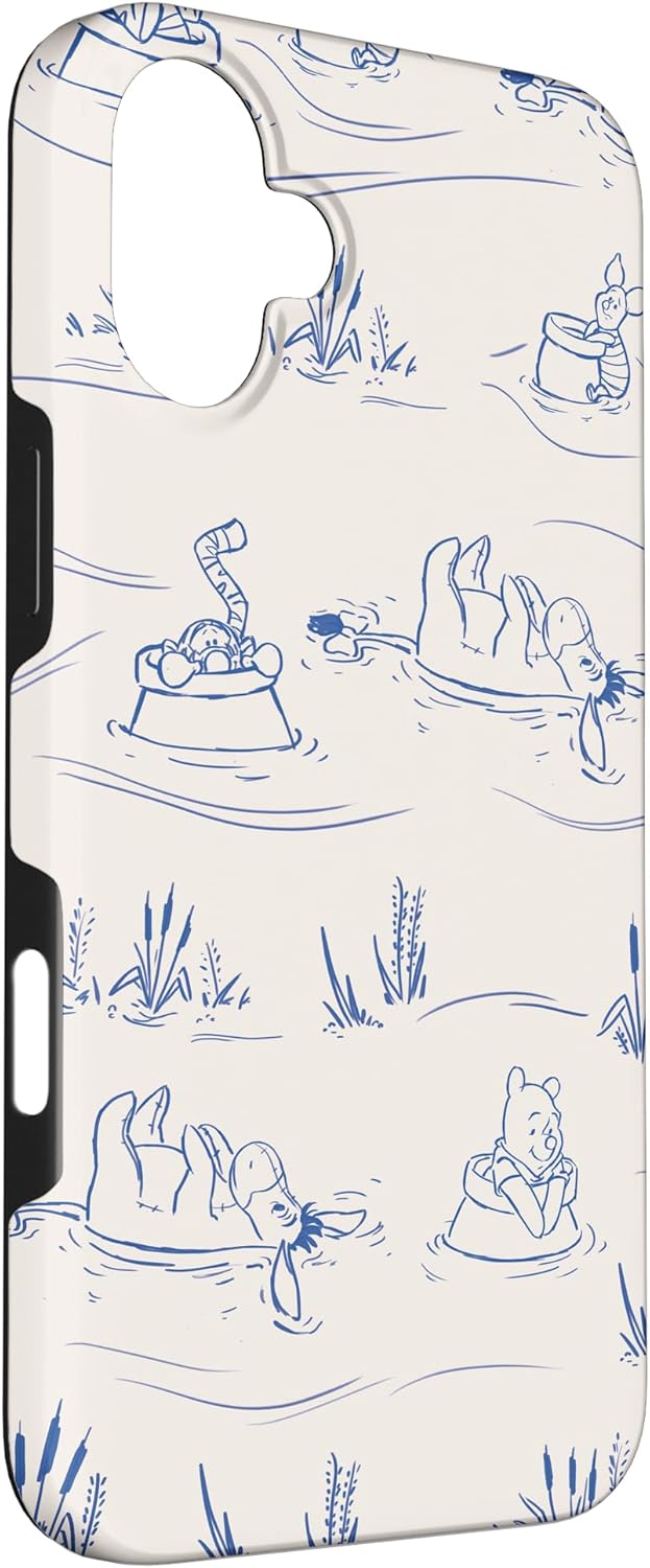 Disney Winnie The Pooh and Friends Hunny Pots Down The River Case for iPhone 16 Plus - Image 3