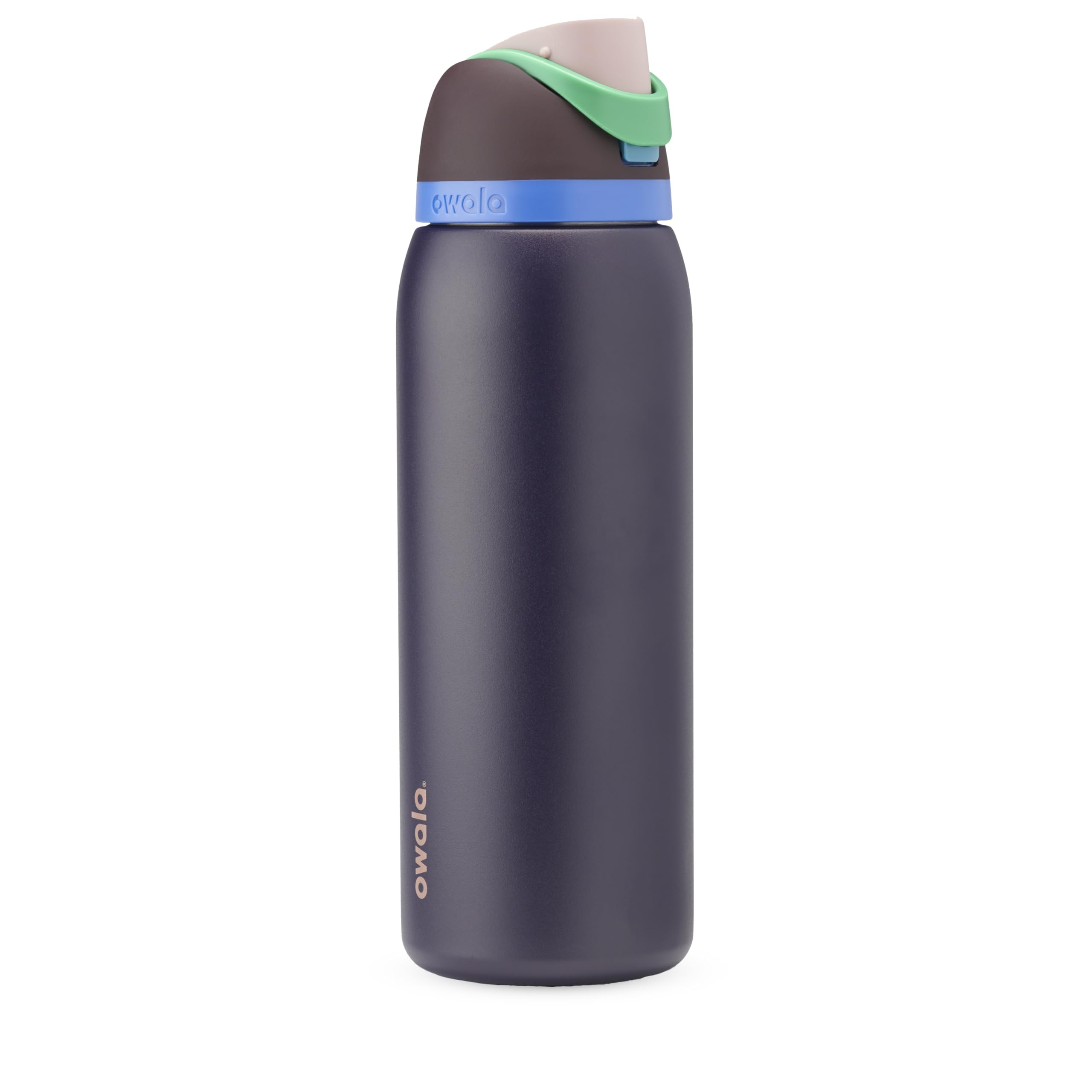 Owala FreeSip Stainless Steel Water Bottle 40 oz Night Safari Night Safari 40 Ounces