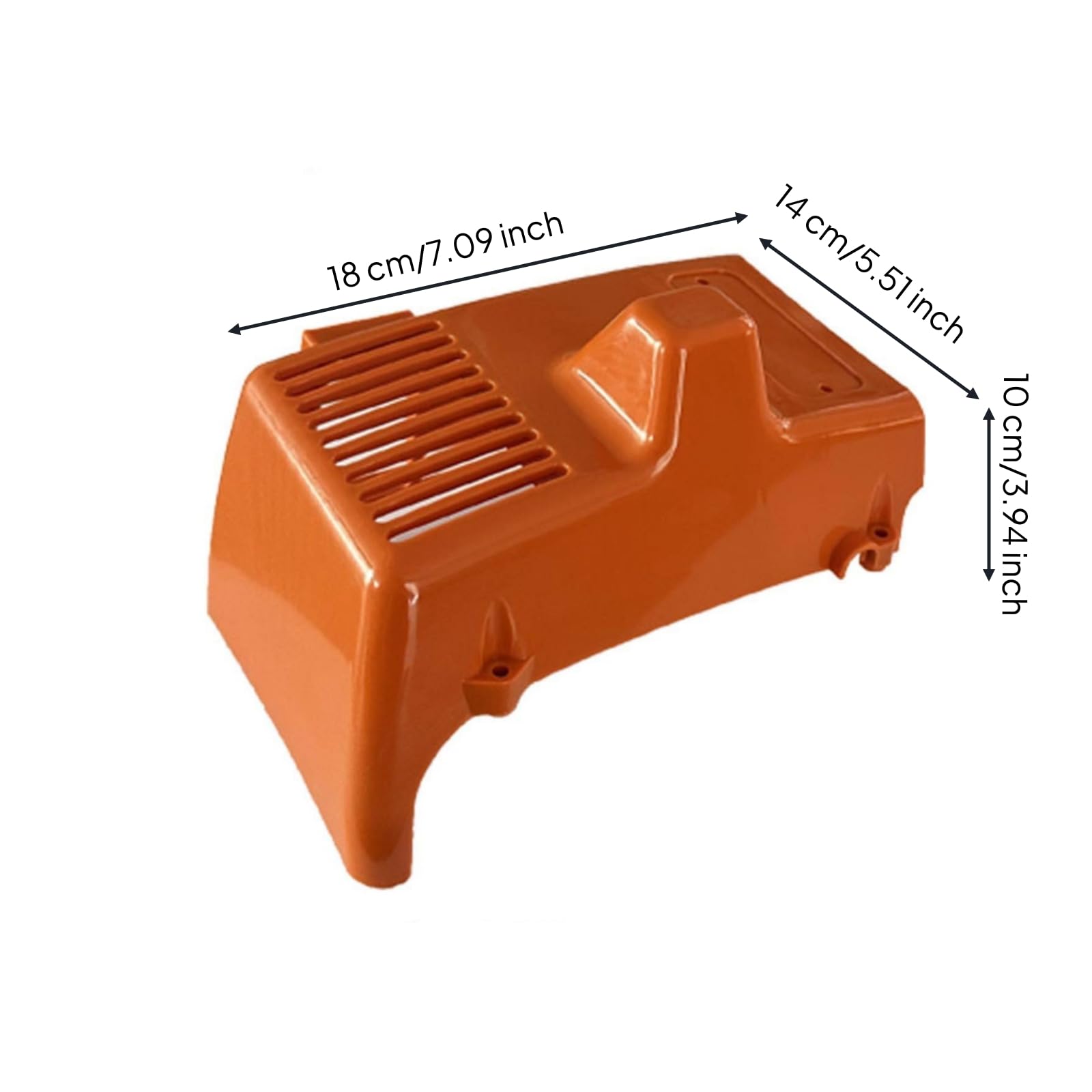 Moteur Cylindre Remplacement Couvercle Cylindre Capot Protecteur Carénage Ventilé Coque Moulée Lisse Légère Points Fixation Intégrés Ventilation