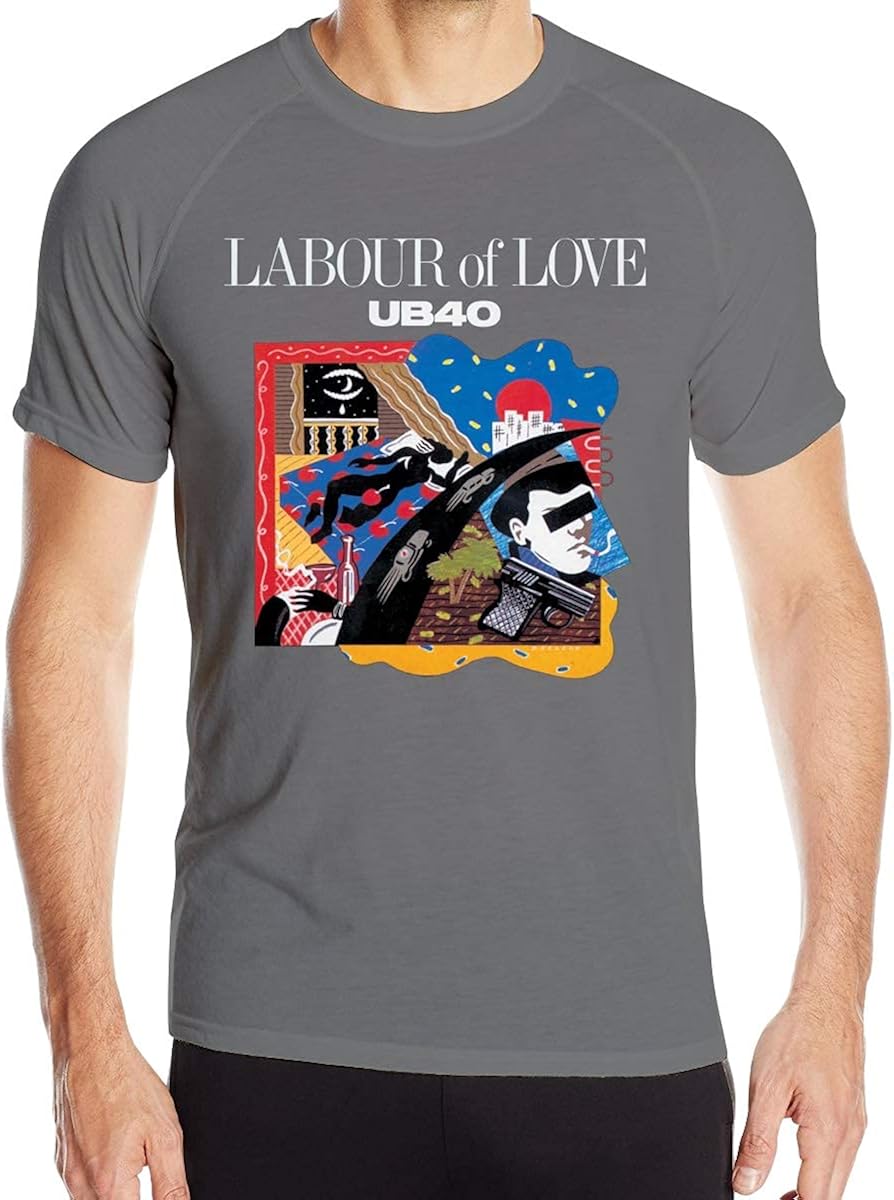Mens Quick-Dry Tees with Male Durable 
