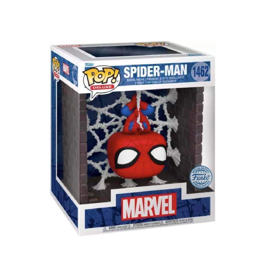 Figurine Funko Pop Deluxe Marvel Spider Man Webbed
