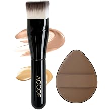Flat Top Kabuki Foundation Brush for Liquild Makeup,Square Makeup Brush
