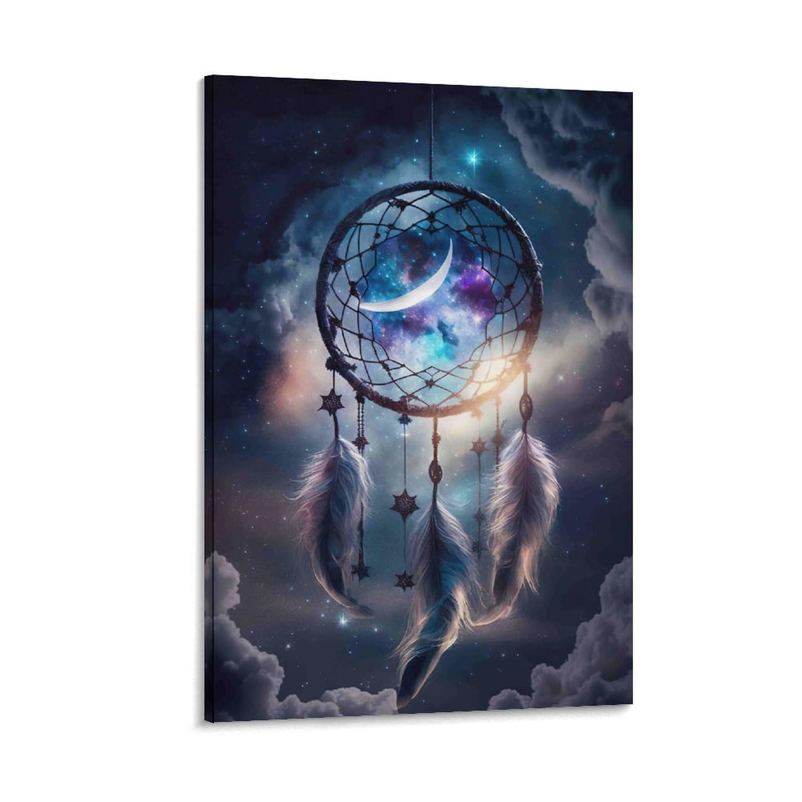 DHBANEIOK Dreamcatcher星空挂饰_1 Wall Decor Poster Giclee Canvas Prints Modern Wall Art Picture Wall Hanging for Bathroom Wall Decor 24x36inch(60x90cm)