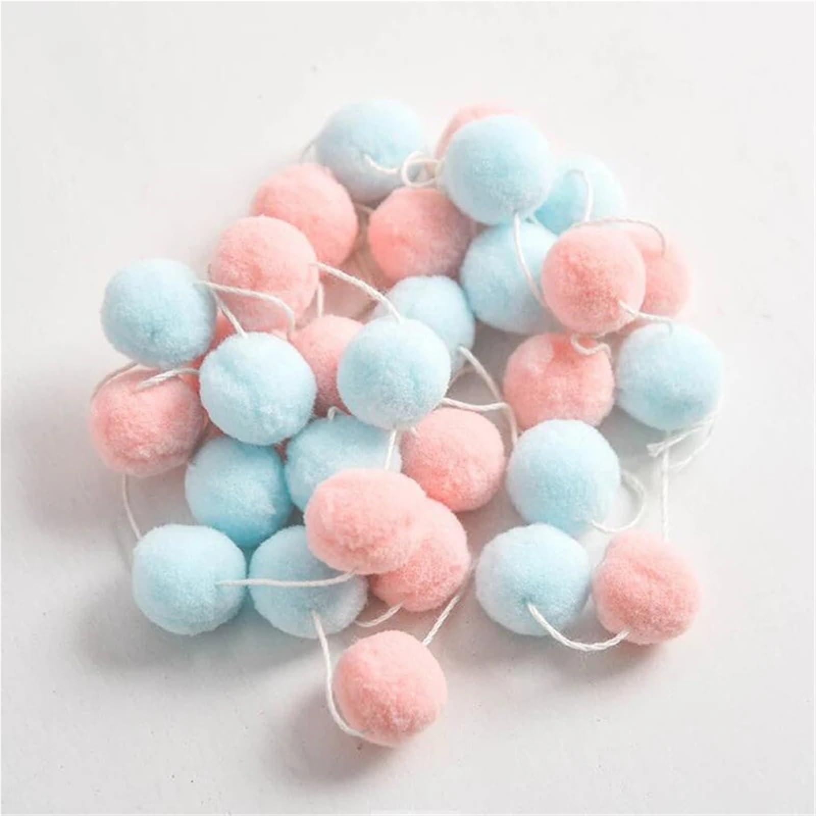 3 Stück 2, m Wollfilz-Kugelgirlande Für Die Dekorationen | Pom Pom Girlande Wandbehang Schnur for Zimmer Wanddekoration(Color5)