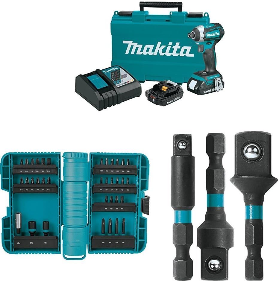 Makita XDT14R 18V LXT LithiumIon Compact Brushless Impact Driver Kit