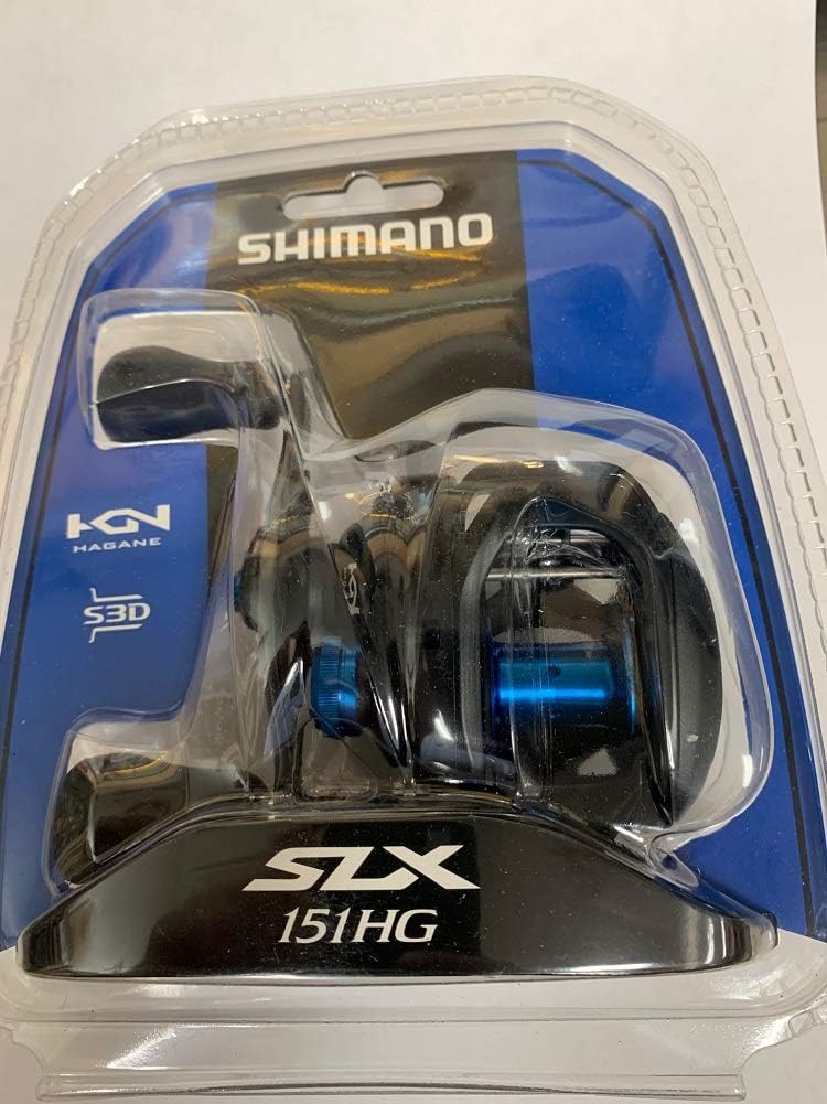 Shimano SLX 151HG Left Hand 7.2:1 Baitcaster, Clam Pack