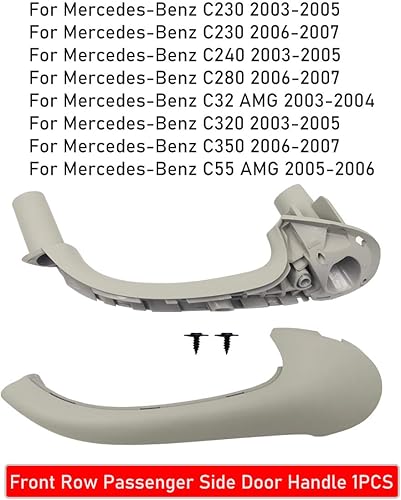 Miniatura 2 de Jaronx Manija de puerta interior mejorada para Mercedes-Benz Clase C W203 (2003-2007), manija de puerta interior del lado del pasajero de fila