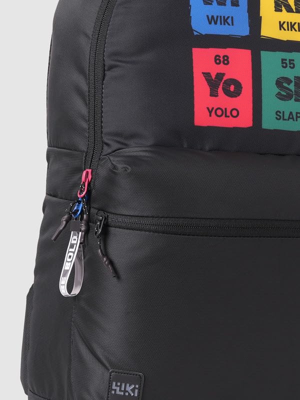 Image of Wiki Stylish Unisex Backpack Pack Durable & Lightweight backpack for Men & Women | Backpack for Office, Gym, Travel (18.5 Litre, Black)