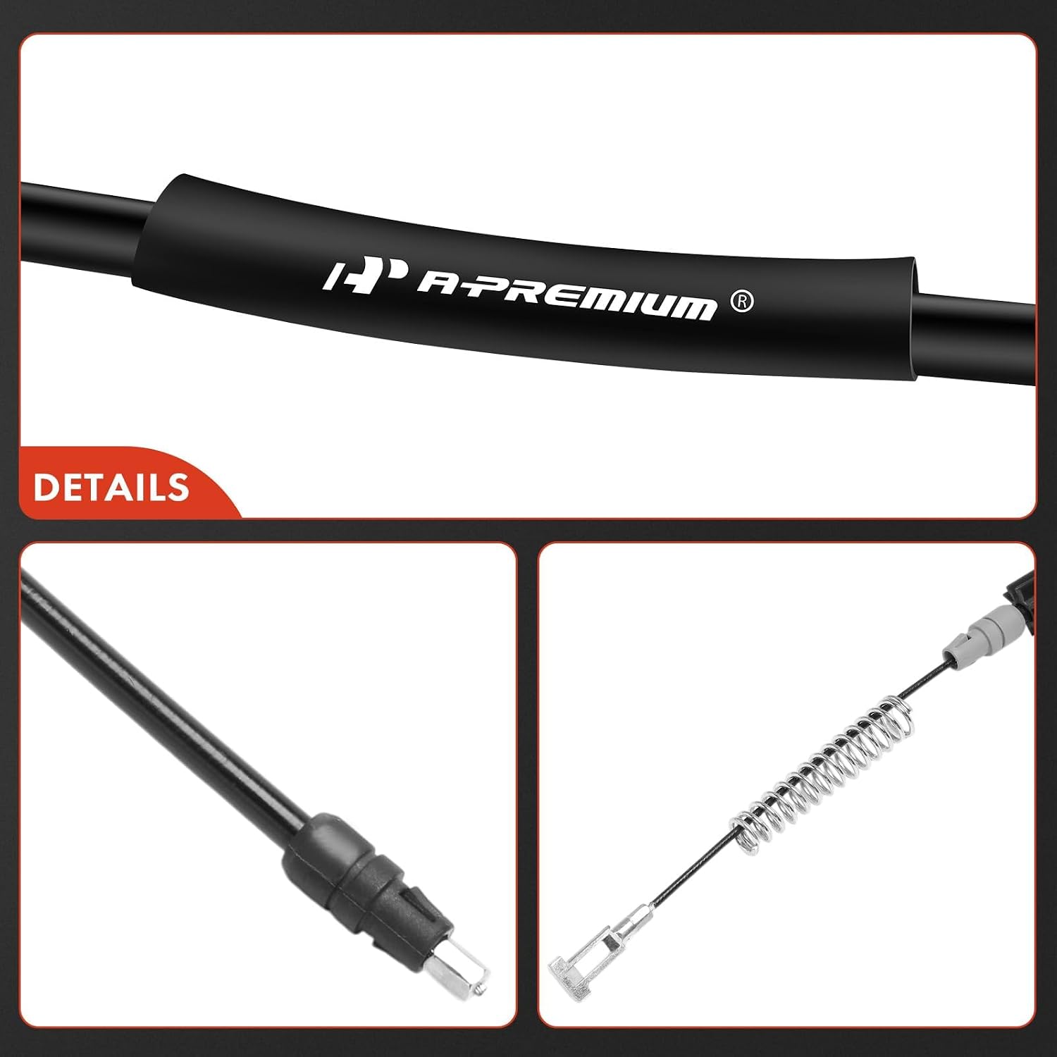 A-Premium Rear Passenger Parking Brake Cable Assembly