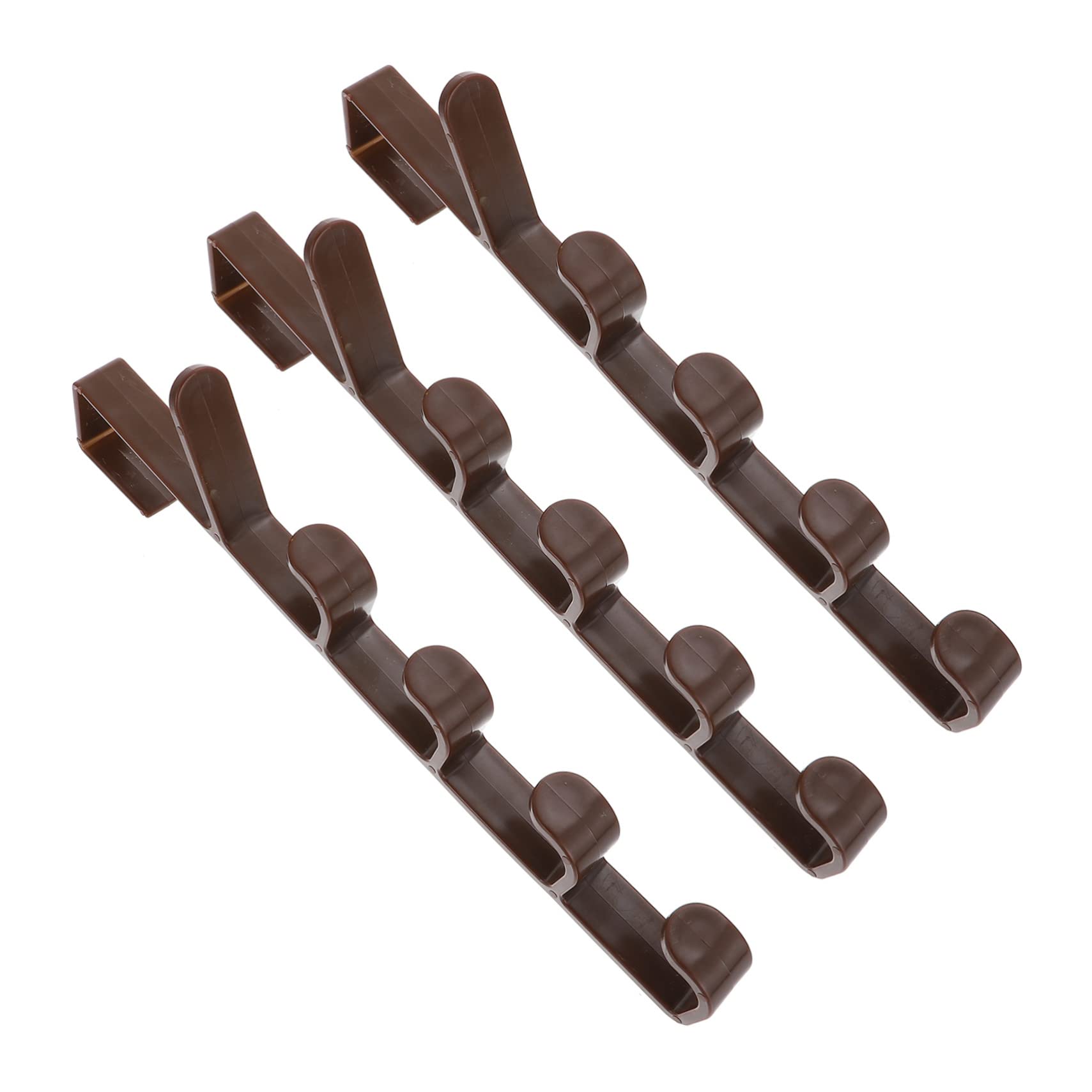 VASDEV 3 ganchos para puerta para abrigos, toalleros para exteriores, ganchos resistentes para abrigos, bolso de mano, mochila, toalleros para puerta, para baño, puerta trasera, albornoz