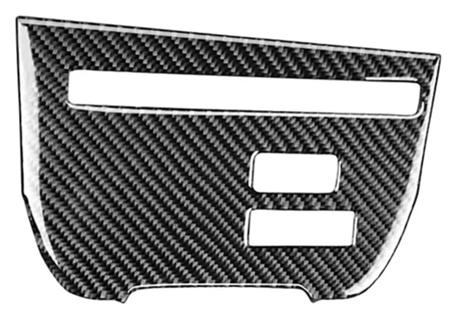 Carbon Fiber Interior Stickers for Nissan GTR R35 2008-2016 Car Central Console Panel Decorative Cover(Black)