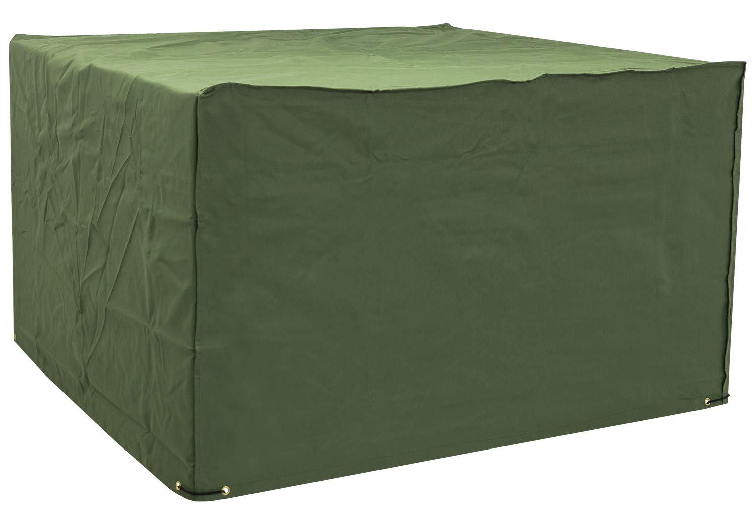 Woodside Heavy Duty Waterproof Rattan Cube Outdoor Garden Furniture Rain Cover, Green, Heavy Duty 600D Material, 5 YEAR GUARANTEE