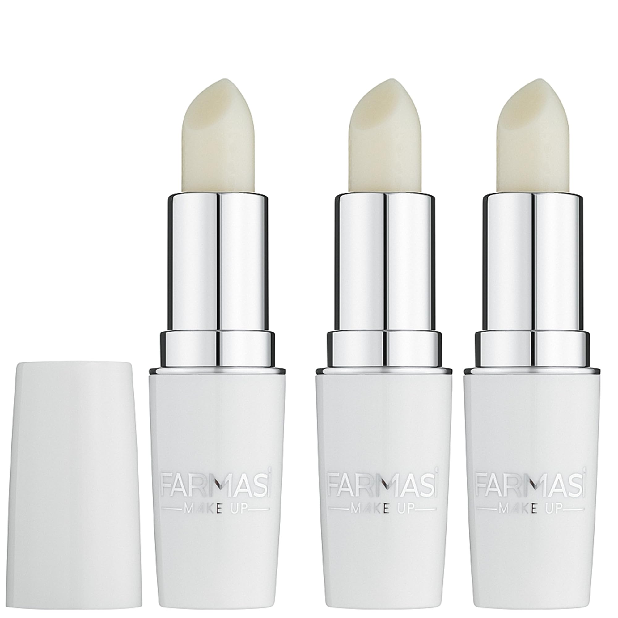 Farmasi 3-Pack Lip Conditioner New Formula with shea butter - Moisturizing Lip Care Softening Rejuvenating Non-Greasy All Skin Types