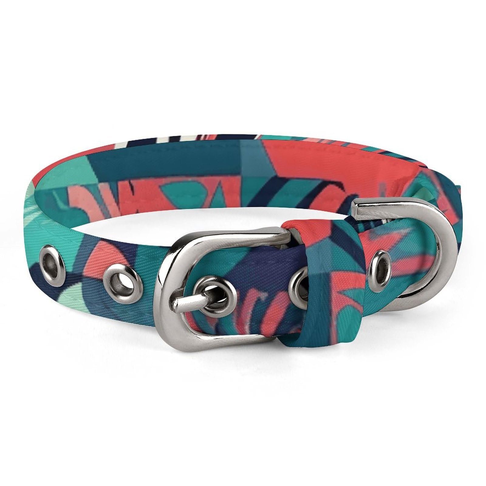 Collier pour chien de petite taille motif patchwork aux finitions soignées