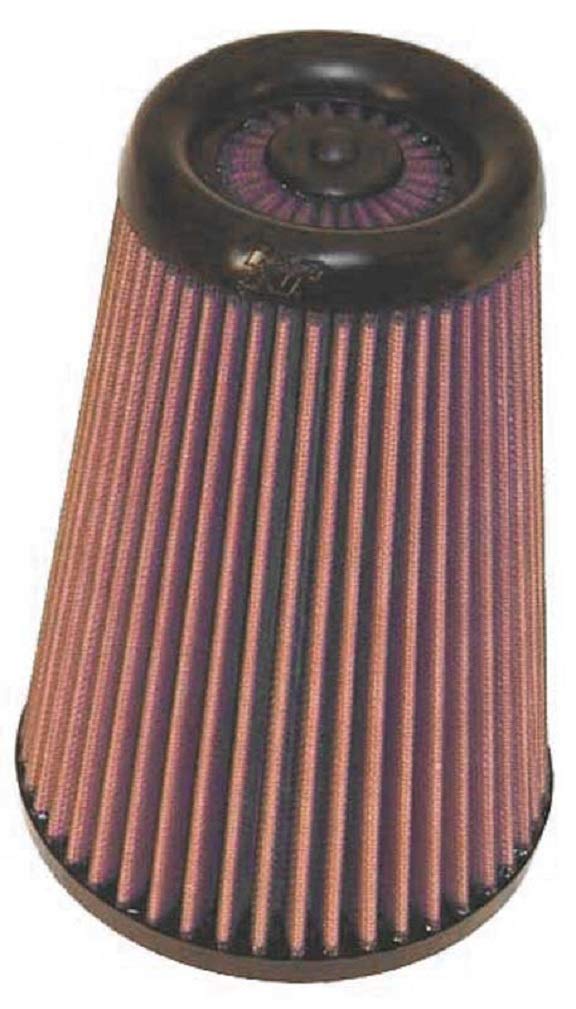 K&NUniversal Clamp-On Air Filter: High Performance, Premium, Washable, Replacement Filter: Flange Diameter: 3 In, Filter Height: 8.688 In, Flange Length: 0.938 In, Shape: Round Tapered, RX-3990-1