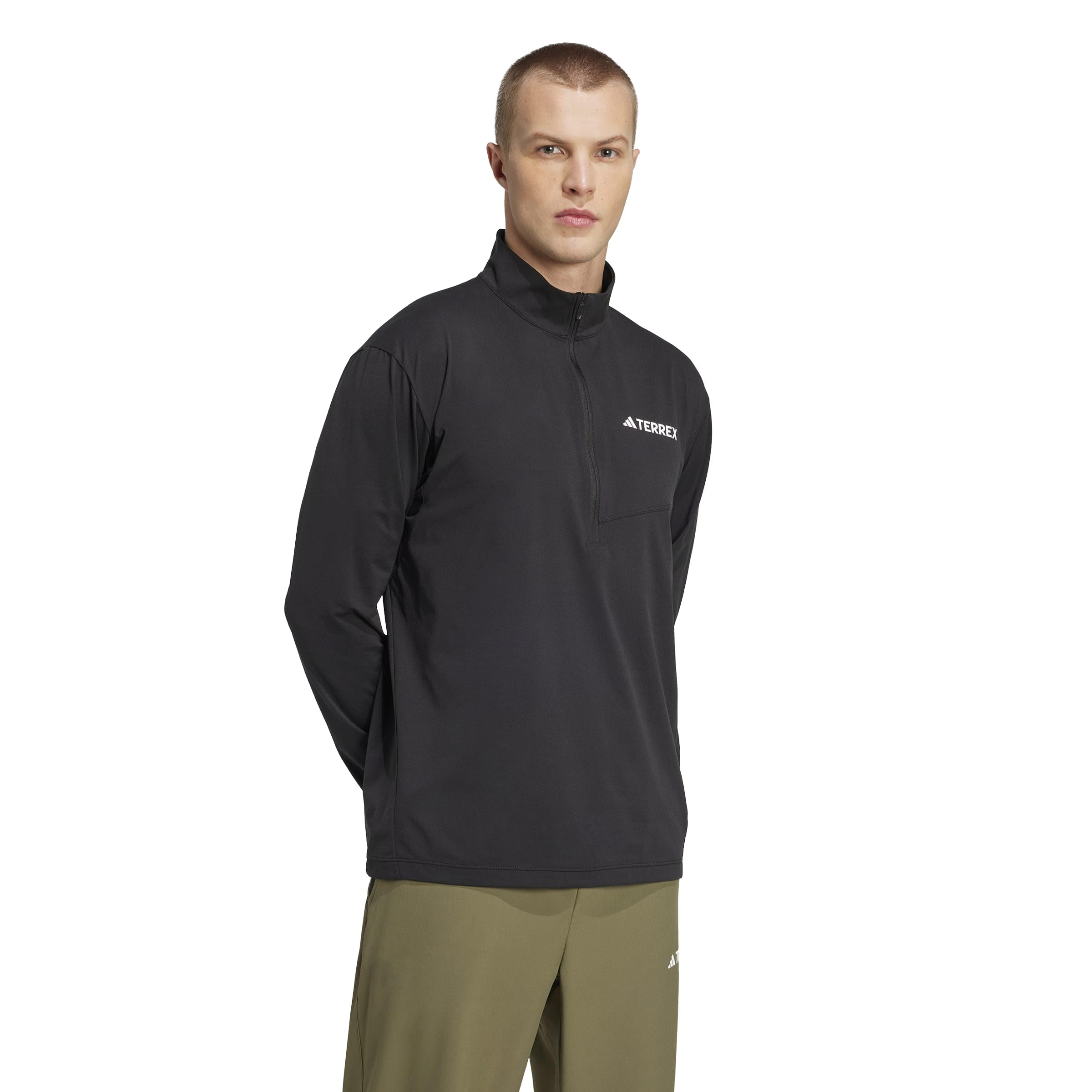 adidas Koszulka Mężczyźni Terrex Multi Climacool Half Zip Long Sleeve