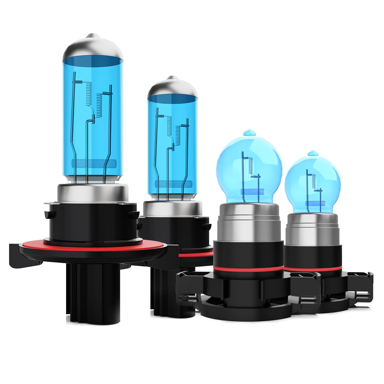 Light Bulbs Fit For GMC Yukon Denail XL 2007-2008, 9008 5202 High Low Beam Fog Lights High Performance Halogen Headlight Bulb Combo, 6000K White Light, Pack of 4