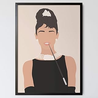 Audrey Hepburn Poster - Minimalist Art Print