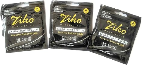 Ziko Acoustic Guitar Strings (Pack Of 3)