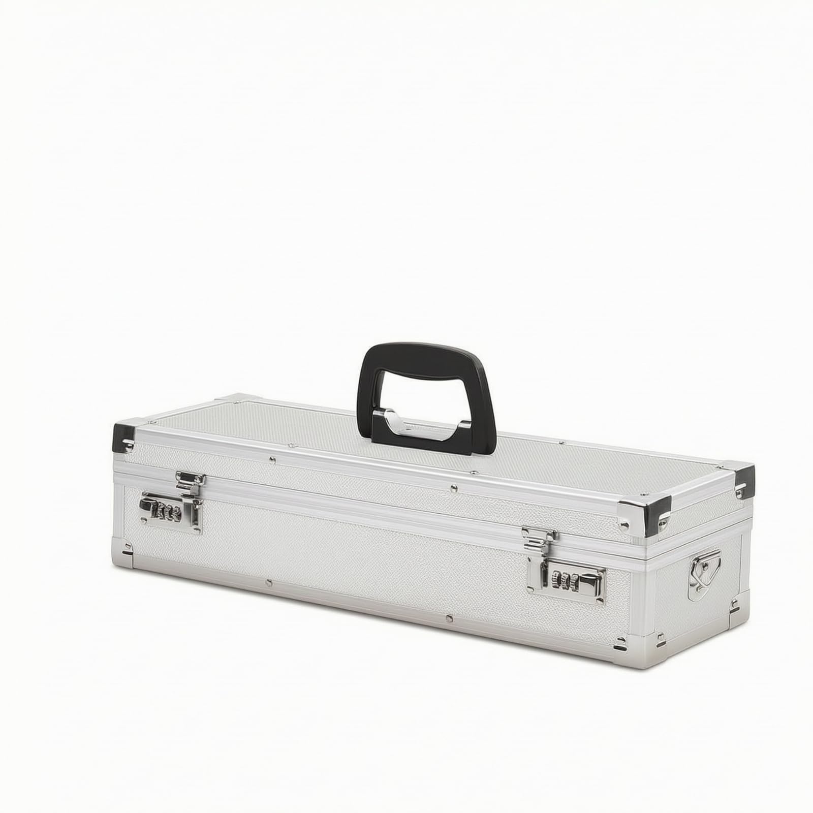 Estuche Almacenamiento para Exterior con Estructura Aluminio Reforzado y Acero Inoxidable con Interior Acolchado Espuma y Compartimento