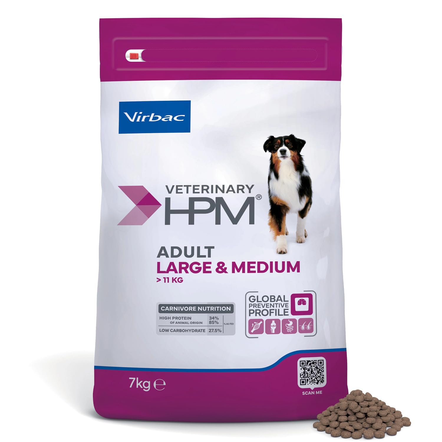 VIRBAC HPM Canine Adult Large MEDIUM 7KG