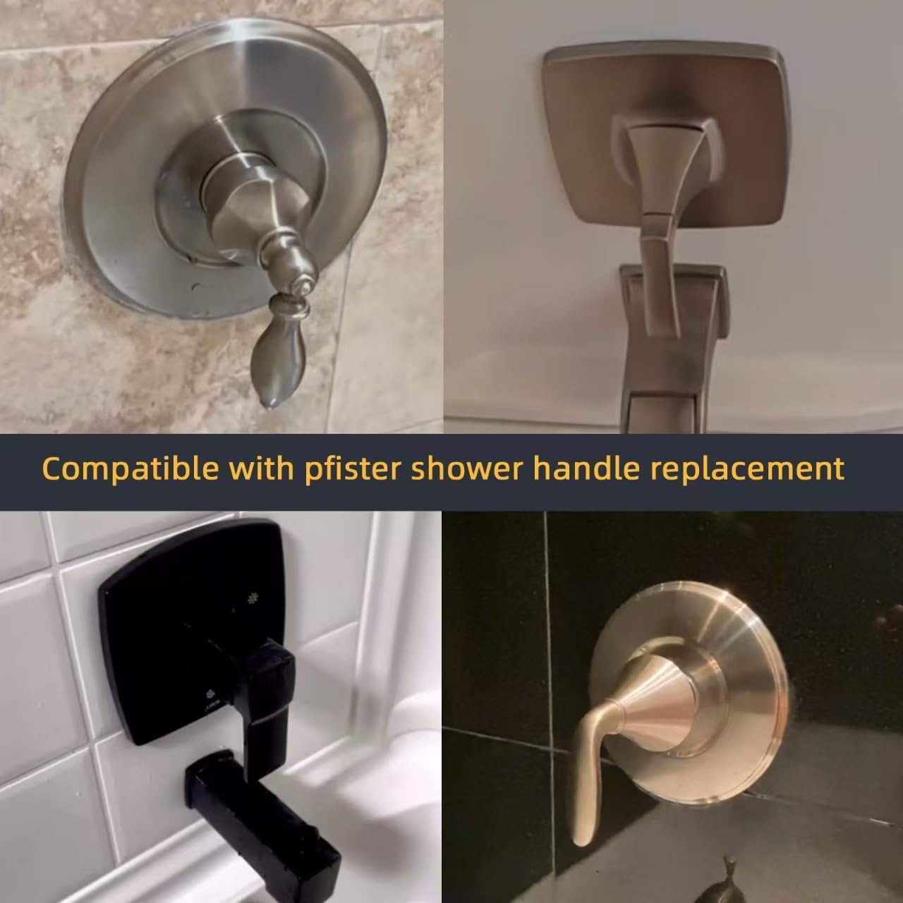 970-0770 Stem Adapter, for Plumbing Equipment Replacement Compatible with Pfister Securepfit Trims, Shower Handle Stem Extension Tub and Faucet Accessories Valve Extender Trim Repair