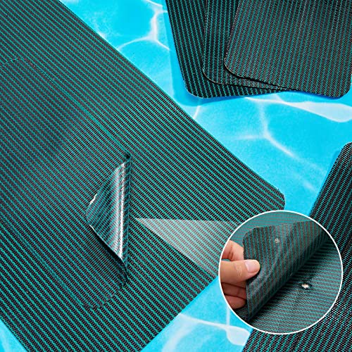 Amylove SSU-AMYLOVE-3421 6 Pcs Pool Safety Cover Patch Kit Swimming Pool Cover Patch Repair Kit Self Adhesive Mesh Pool Cover Patch Pool Cover Saver Patch thumb #4
