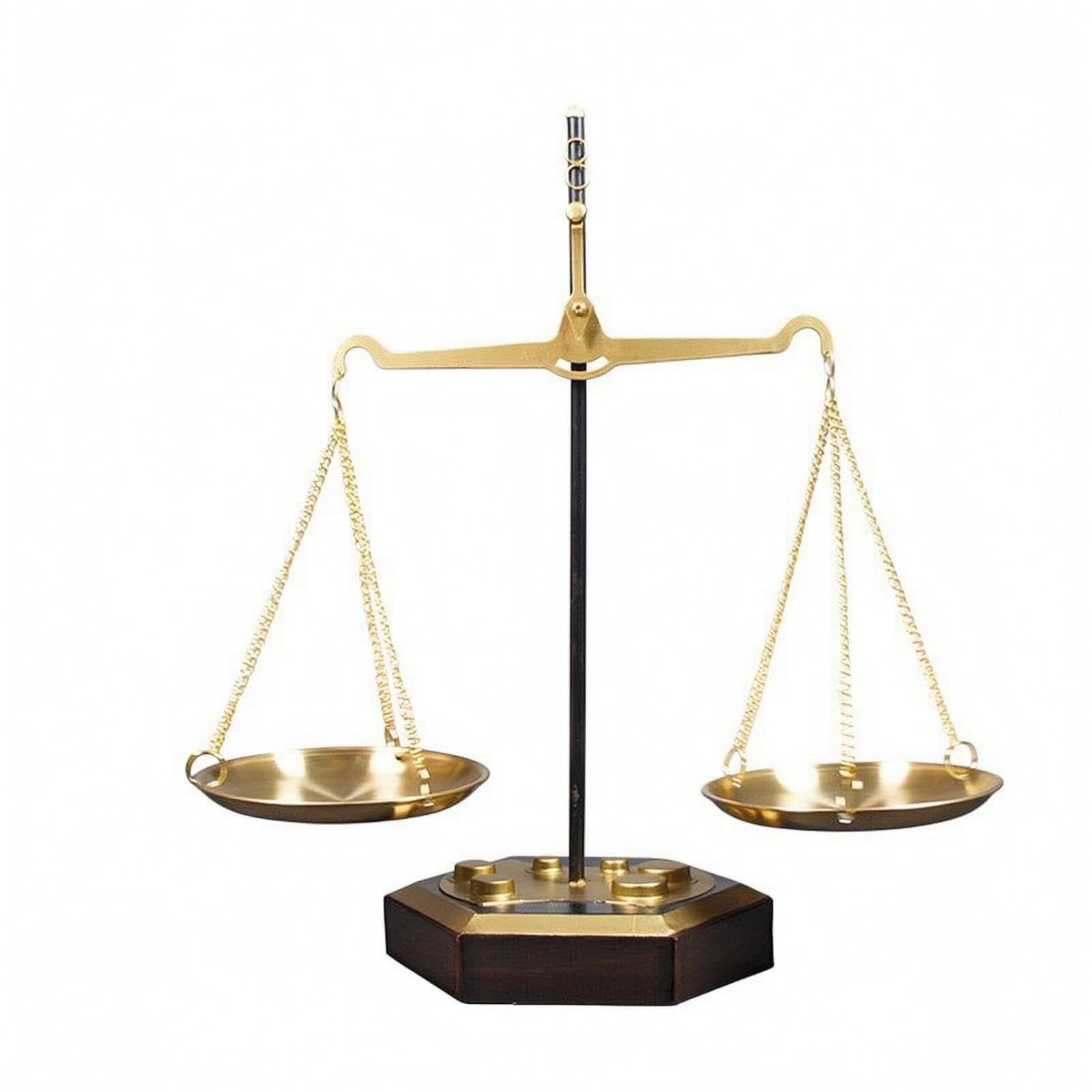 LOOM TREE Decorative Balance Scale Dark Foundation Iron Balance Scale Ornament Classic Design for Desk Display Large|Antiques| Mercantile, Trades & Factories| Scales-image-16