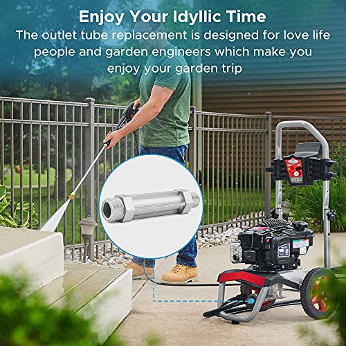 Pressure Washer Parts, Craftsman Power Washer Parts, Outlet Tube Replacement 190589Gs 190634Gs 201497Gs Compatible With Briggs & Stratton & Troy-Bilt Pressure Washer Pump #TOP6