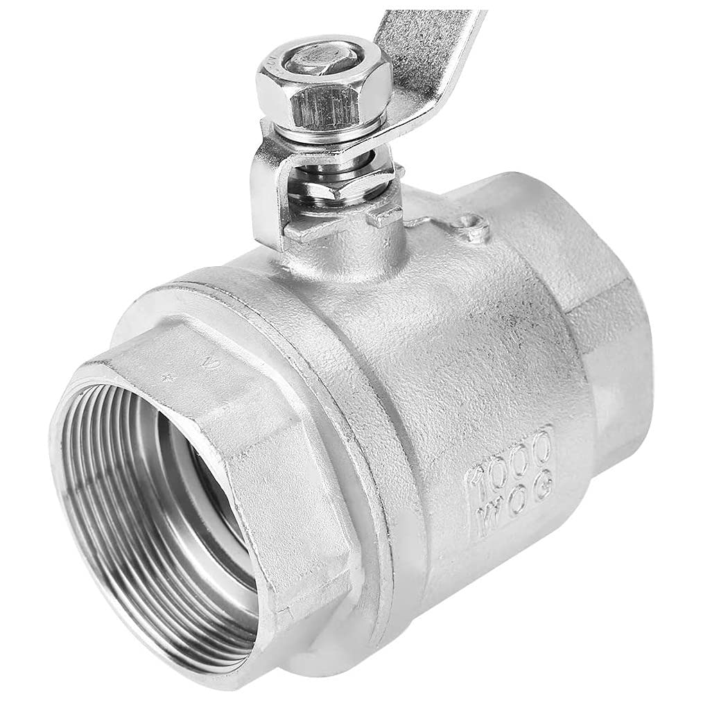Sfera rubinetto filettatura interna 2 pollici 304 acciaio Pieno porta interna filettata sfera rubinetto 2 pollici DN50 1000 WOG