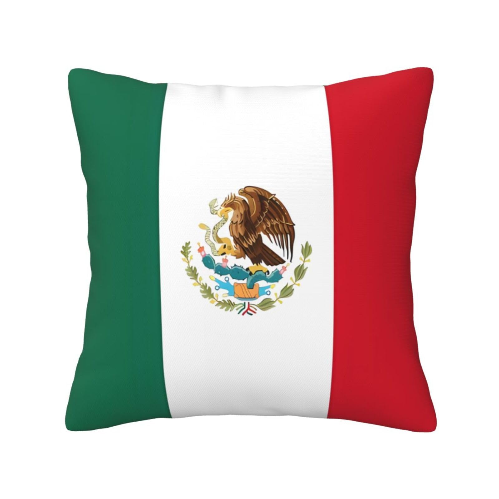 SXZVVBN Flag of MexicoDecorative Square Sofa Cushion Covers