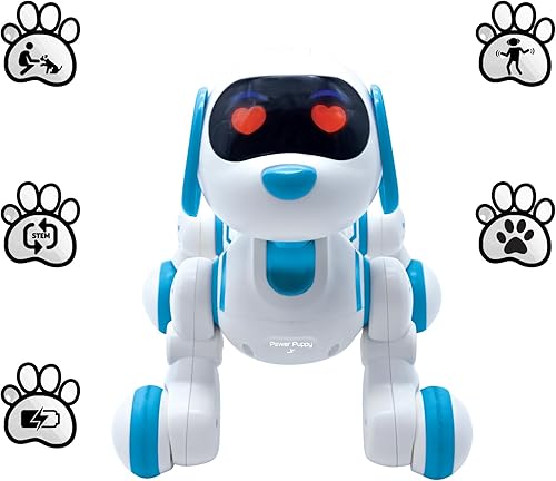 Miniatura 2 de Lexibook Power Puppy Jr - My Little Robot Dog - Perro robot con sonidos, música, efectos de luz - Ladra y camina como un perro real, juguete para