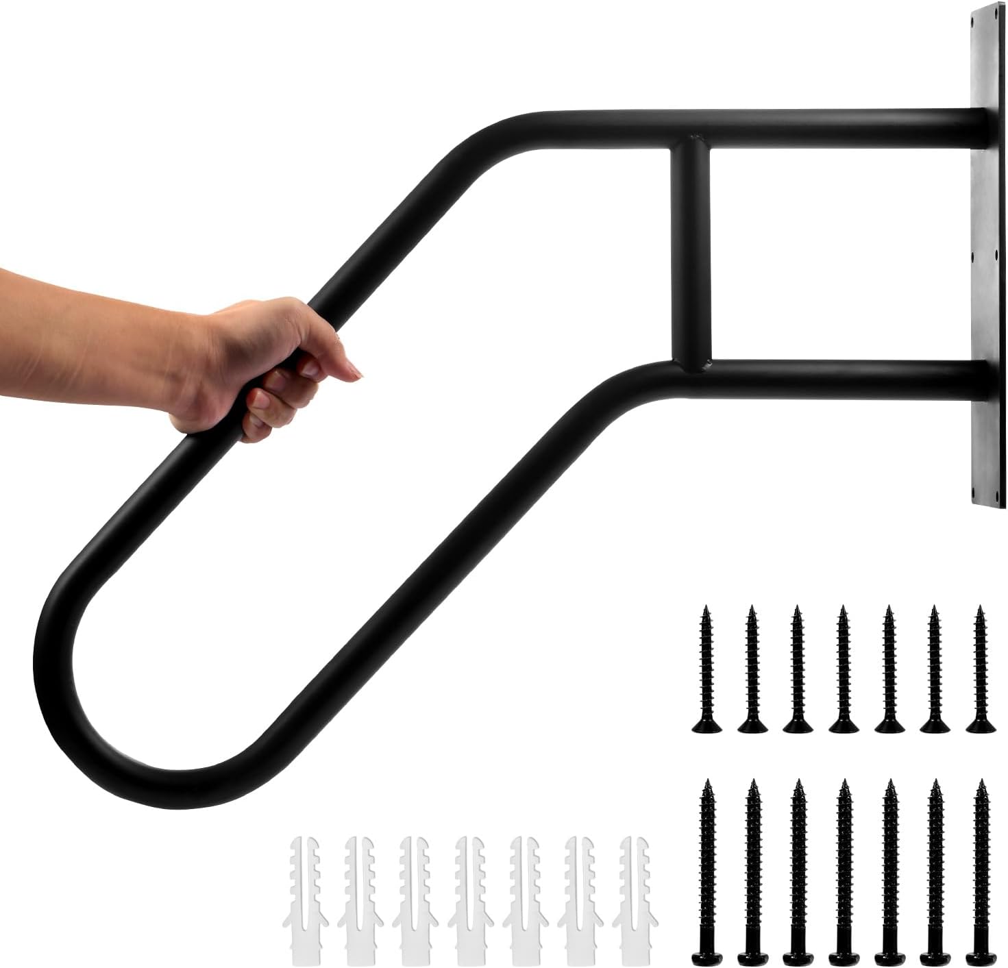 Safety Grab Bars for Stairs, Garden Railing U Shaped Railings for 13